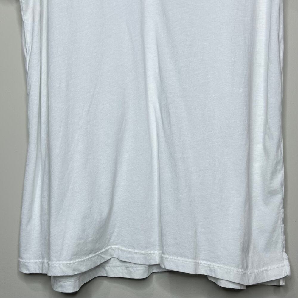 Lilly Pulitzer White V-Neck T-Shirt Size L Short Sleeves - Picture 7 of 9